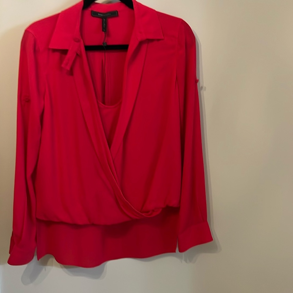 Red blouse